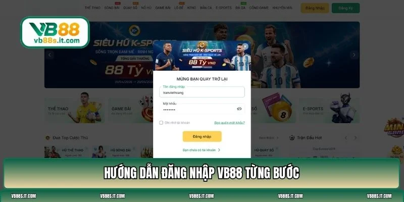Đăng nhập VB88