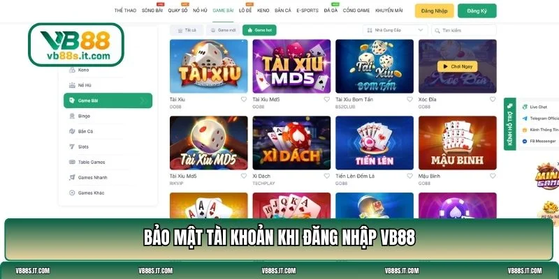 Đăng nhập VB88