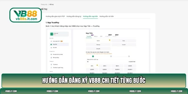 nạp tiền VB88